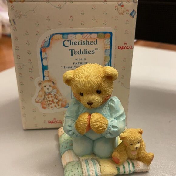 Cherished Teddies Patrick Boy Praying Figure - Picture 4 of 4